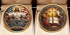 ✝️ 49% off — Faith and Freedom Anniversary Metal Commemorative Coin
