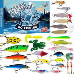๐24 Days Christmas Countdown Fish Tackle Set