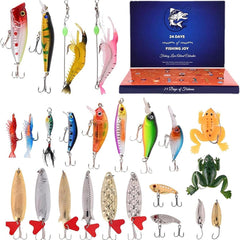 ๐24 Days Christmas Countdown Fish Tackle Set