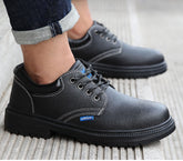 MEN'S ANTI-SMASH WATERPROOF WEAR-RESISTANT WORK SAFETY SHOES