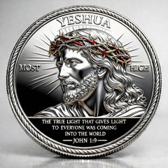 đNew Year 60% OFF- Yeshua â The True Light Christian Commemorative Coin
