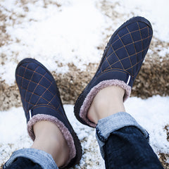MEN'S COMFORTABLE THICK-SOLED WARM OUTDOOR CASUAL COTTON SHOES
