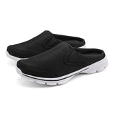 MEN'S FLAT SLIP-ON SANDALS MESH SURFACE BREATHABLE
