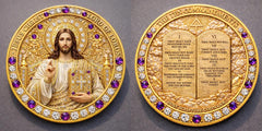 đFlash Sale 60% OFF - Jesus Christ & The Ten Commandments Commemorative Coin