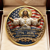 ✝️ 49% off — Faith and Freedom Anniversary Metal Commemorative Coin