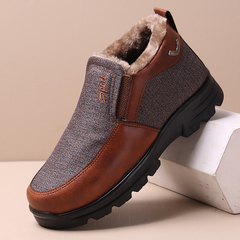 Men's Plush Fur Comfort Slip On Boots