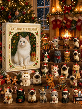 Cat Christmas Advent Calendar Ornaments