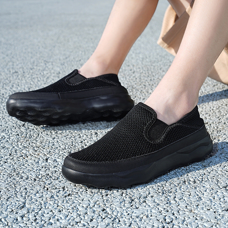 MEN'S COMFORTABLE AND BREATHABLE SPORTS COLLAPSIBLE HEEL SHOES