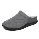 MEN'S FLEECE COMFORTABLE SOFT HALF DRAG CASUAL COTTON SHOES