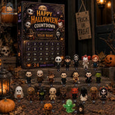 Horror Characters Halloween Advent Calendar Box Custom Name