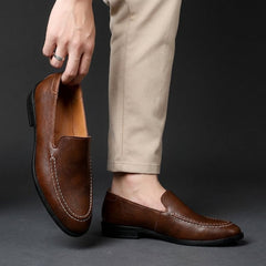 James Leather Loafers