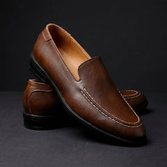 James Leather Loafers