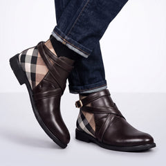 Norbury Plaid Boots