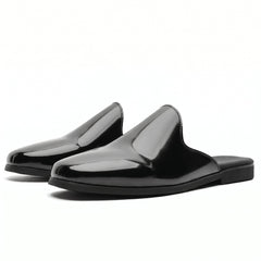 Renzo Patent Leather Mules