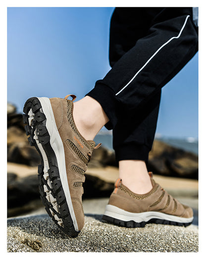 MESH BREATHABLE OUTDOOR SOFT SOLE LIGHTWEIGHT MEN'S SHOES