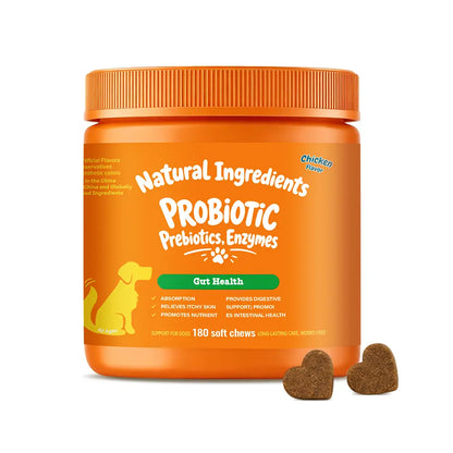 Probiotics & Prebiotics Soft Chews for Dogs and Cats