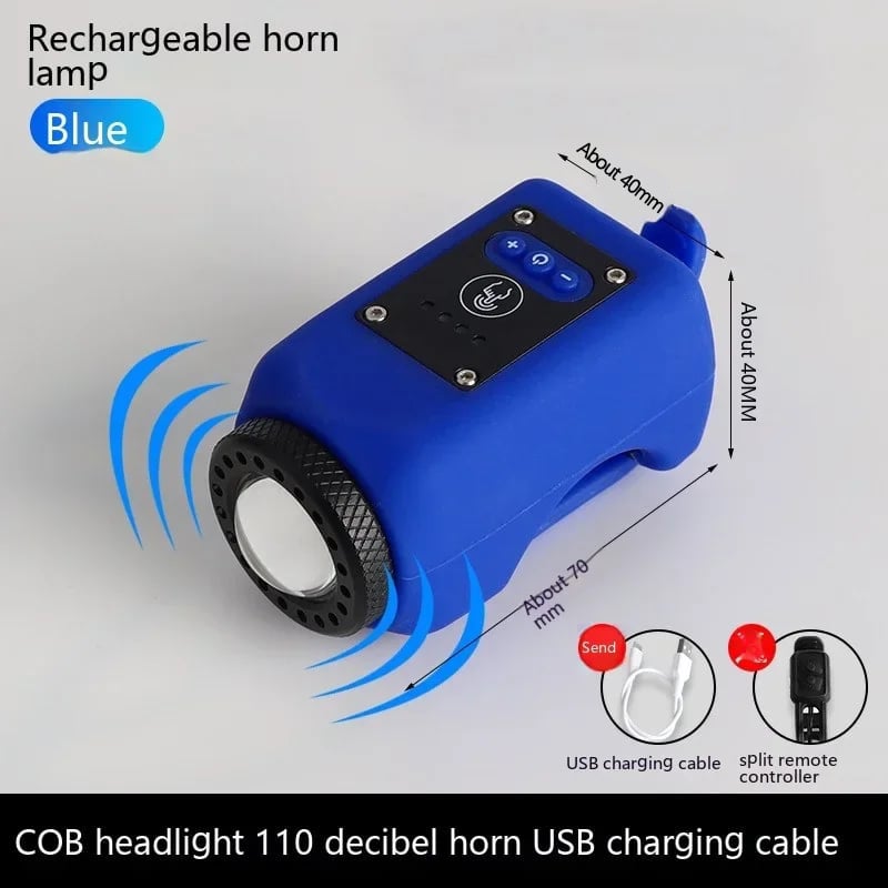 VELLORAE™ Bike Electronic Horn with Large Range Floodlight