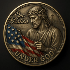 ✝️ “One Nation Under God” – Faith & Freedom Commemorative Coin 🇺🇸
