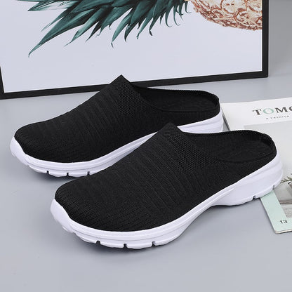 WOMEN'S BREATHABLE COMFORTABLE LIGHT HALF SLIPPERS