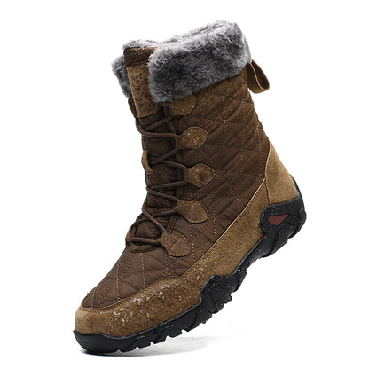 MEN'S WINTER OUTDOOR COMFORTABLE AND WARM THICKENED CASUAL SNOW BOOTS