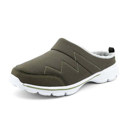 MEN'S COMFORTABLE PLUSH WATERPROOF SEMI-DRAG CASUAL SHOES
