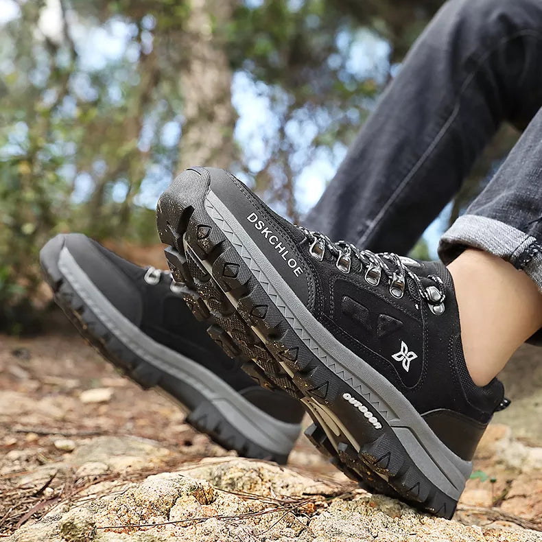 Men's good arch support outdoor breathable walking shoes 2022