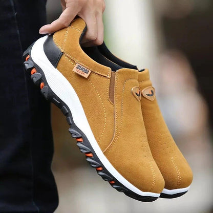 Men's Good arch support Outdoor Breathable Lightweight Walking Slip On Sneakers