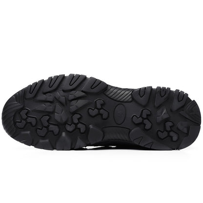MEN'S EXTENDED WIDTH FOOT AND HEEL COMFORTABLE PLATFORM CASUAL SHOES