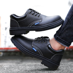 MEN'S ANTI-SMASH WATERPROOF WEAR-RESISTANT WORK SAFETY SHOES