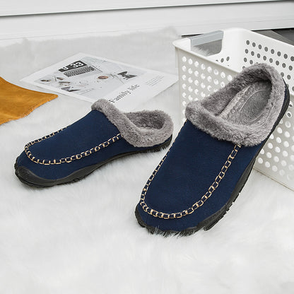 MEN'S COMFORTABLE LINED FLEECE ARCH SUPPORT SHOES