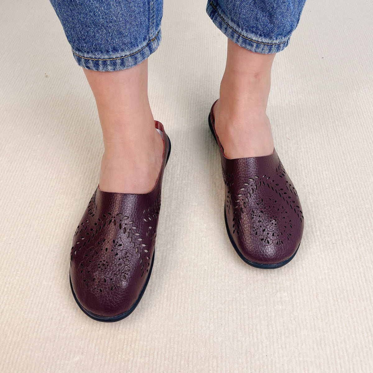 Xshoeey Casual All-match Hollow Slippers