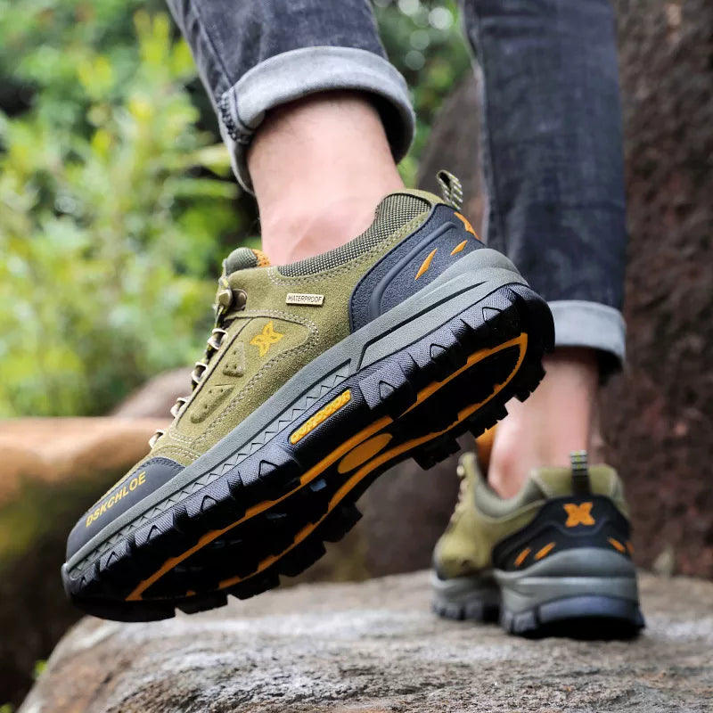 Men's good arch support outdoor breathable walking shoes 2022