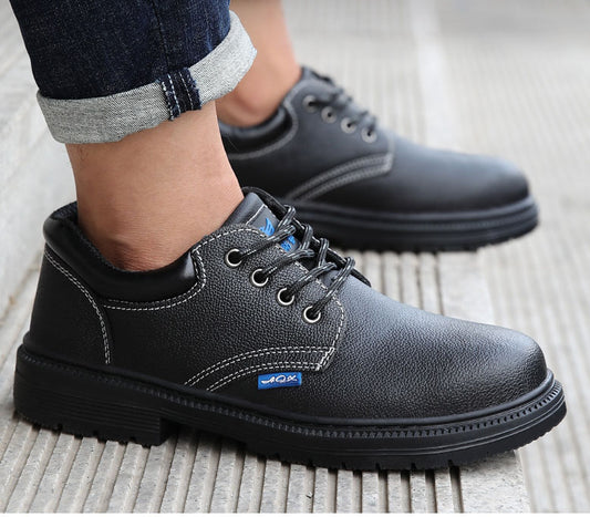 MEN'S ANTI-SMASH WATERPROOF WEAR-RESISTANT WORK SAFETY SHOES