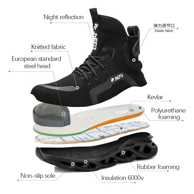 Steel Toe Work Shoes No.800