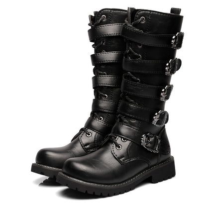 NEW Skull Buckle Boots