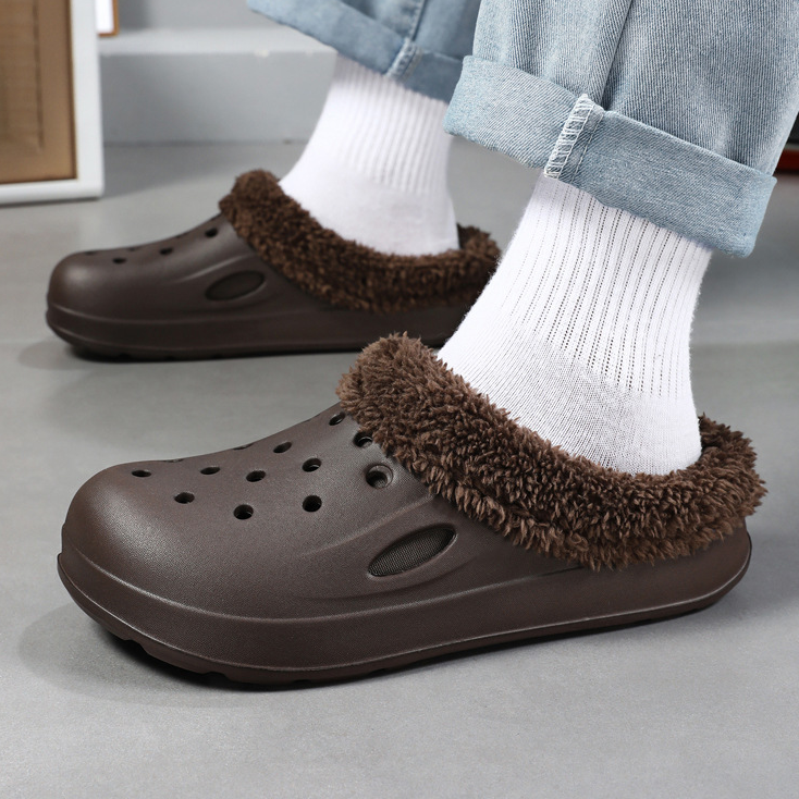MEN'S WARM AND COMFORTABLE EVERYDAY COTTON SLIPPERS FOR AUTUMN AND WINTER