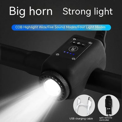 VELLORAE™ Bike Electronic Horn with Large Range Floodlight