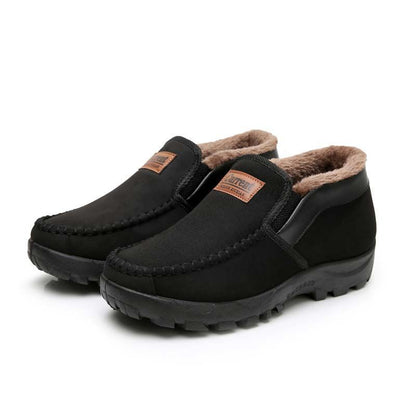 Men's Good arch support Outdoor Warm Lightweight Walking Slip On Sneakers