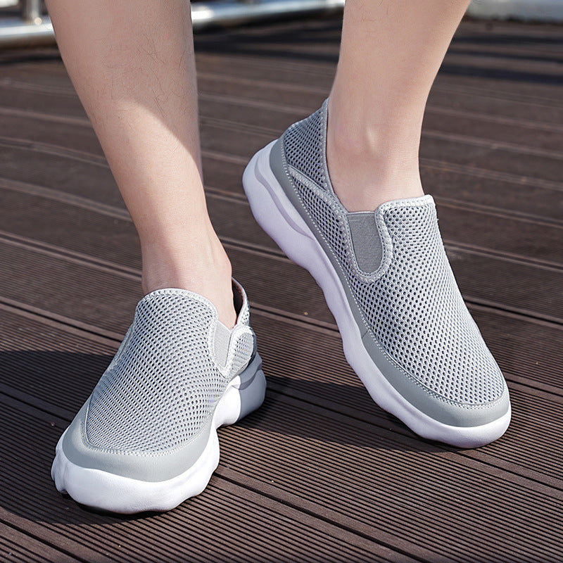MEN'S COMFORTABLE AND BREATHABLE SPORTS COLLAPSIBLE HEEL SHOES