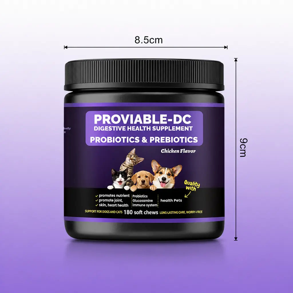 180ct Dog & Cat Probiotic Prebiotic Soft Chews - Chicken