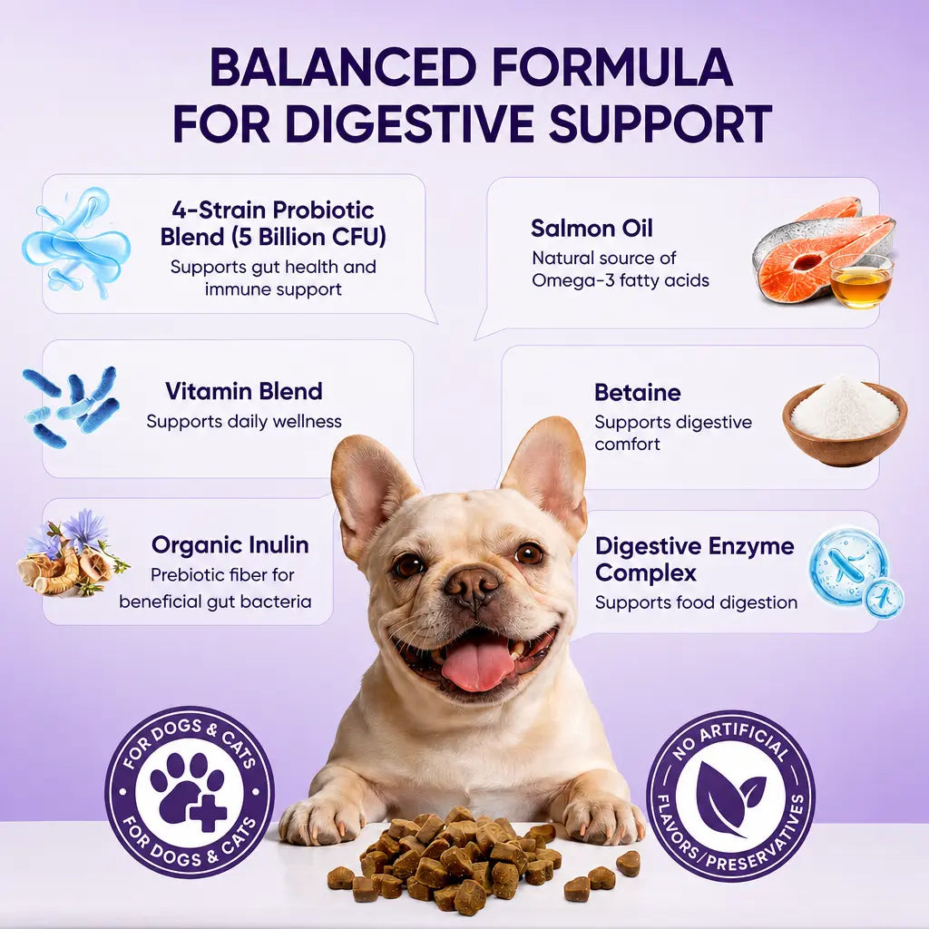 180ct Dog & Cat Probiotic Prebiotic Soft Chews - Chicken