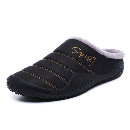 MEN'S HOME WATERPROOF COMFORTABLE CASUAL COTTON SLIPPERS