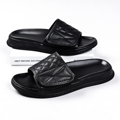 Vera Leather Slides