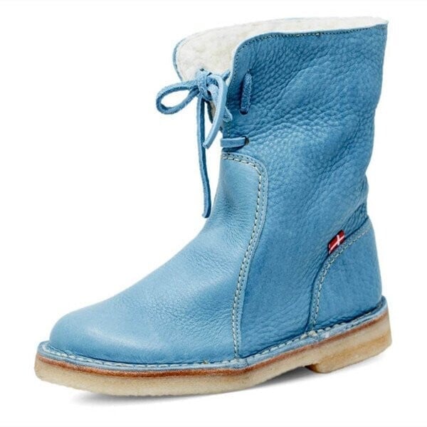 Vintage Buttery-soft Waterproof Wool Lining Boots