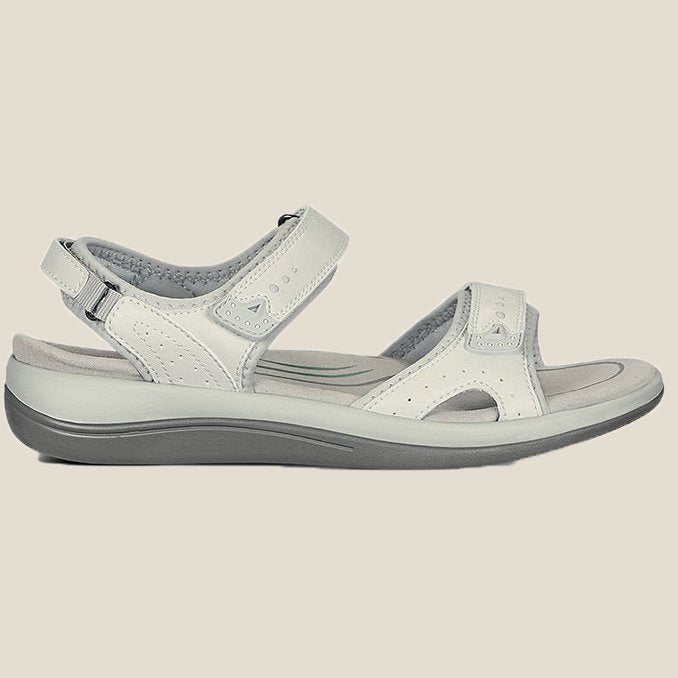 Last Day 49% OFF - Women's Casual Comfortable Leather Arch Support Flat Open Toe Velcro Sandals
