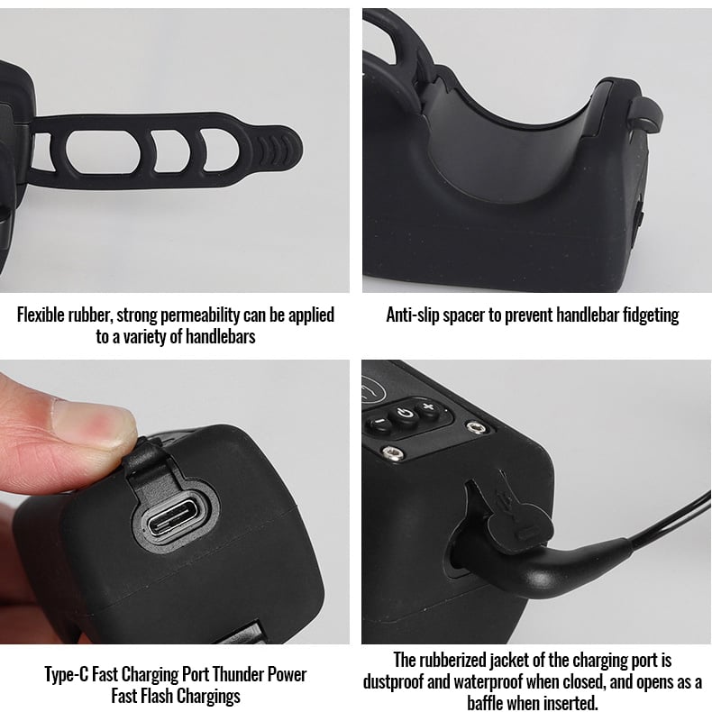 VELLORAE™ Bike Electronic Horn with Large Range Floodlight