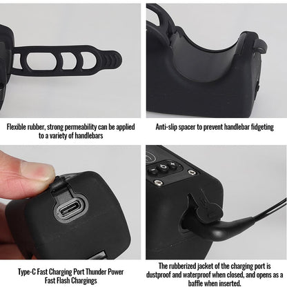 VELLORAE™ Bike Electronic Horn with Large Range Floodlight