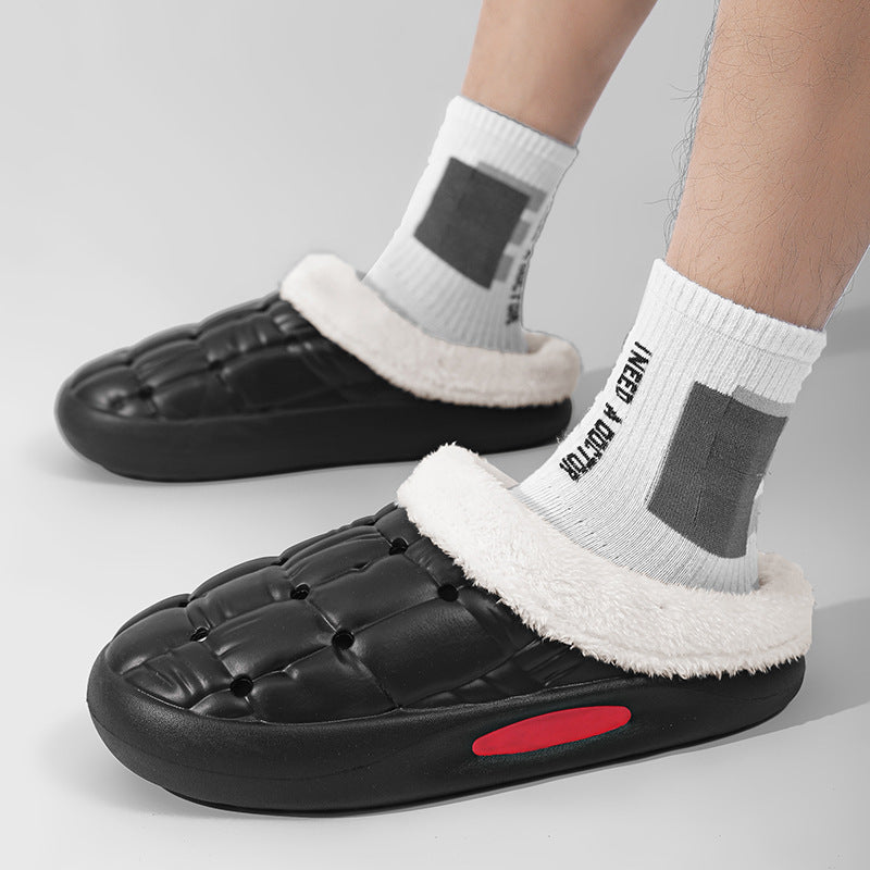 MEN'S COMFORTABLE FLEECE-LINED CASUAL/OUTDOOR SHOES