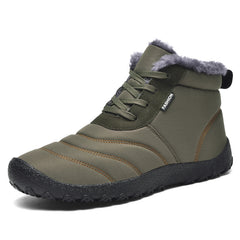 MEN'S COMFORTABLE VELVET SLIP-ON HIGH-TOP CASUAL SHOES