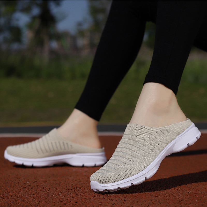 WOMEN'S BREATHABLE COMFORTABLE LIGHT HALF SLIPPERS